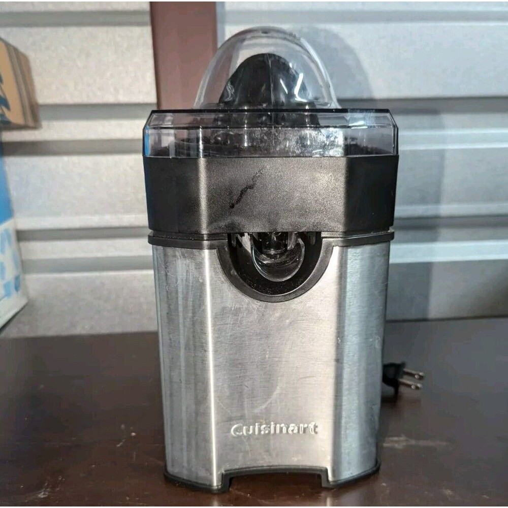 Cuisinart CCJ-500FR Stainless‎ Steel Citrus Juicer - Silver/Black TESTED